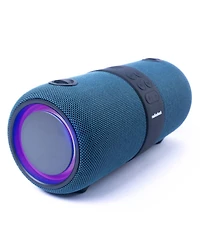RadioShack 14W Bluetooth Water Resistant Portable Speaker with Fm Radio With Lights 4001768 Blue