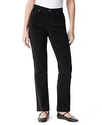 Gloria Vanderbilt Women's Amanda Cord Casual Pants, Regular & Short