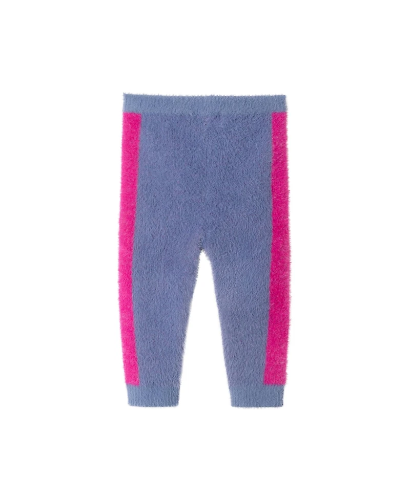 Andy & Evan Baby Girls Heart Color Block Sweater w/Pant Headband Set