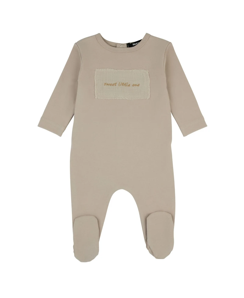 NoggiWear Boys Cotton Muslin Patch Footie