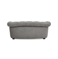 Zeus & Ruta 36.5" Chesterfield Pet Sofa in Uptown Gray