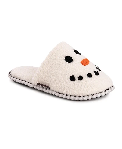 Muk Luks Women's Novelty Snowman Scuff Slipper