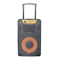 RadioShack 12 Inch Pa Tower Speaker with Fm Radio, Rechargeable Battery, and Tripod 4001941