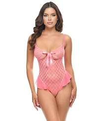 Oh La La Cheri Women's Aubrielle Sheer Teddy