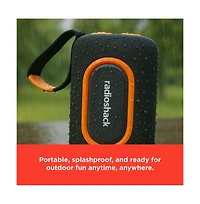 RadioShack Wireless Speaker, 20W, Bluetooth 5.3, Rgb Lights, Waterproof IPX5, Portable 4001779 Black