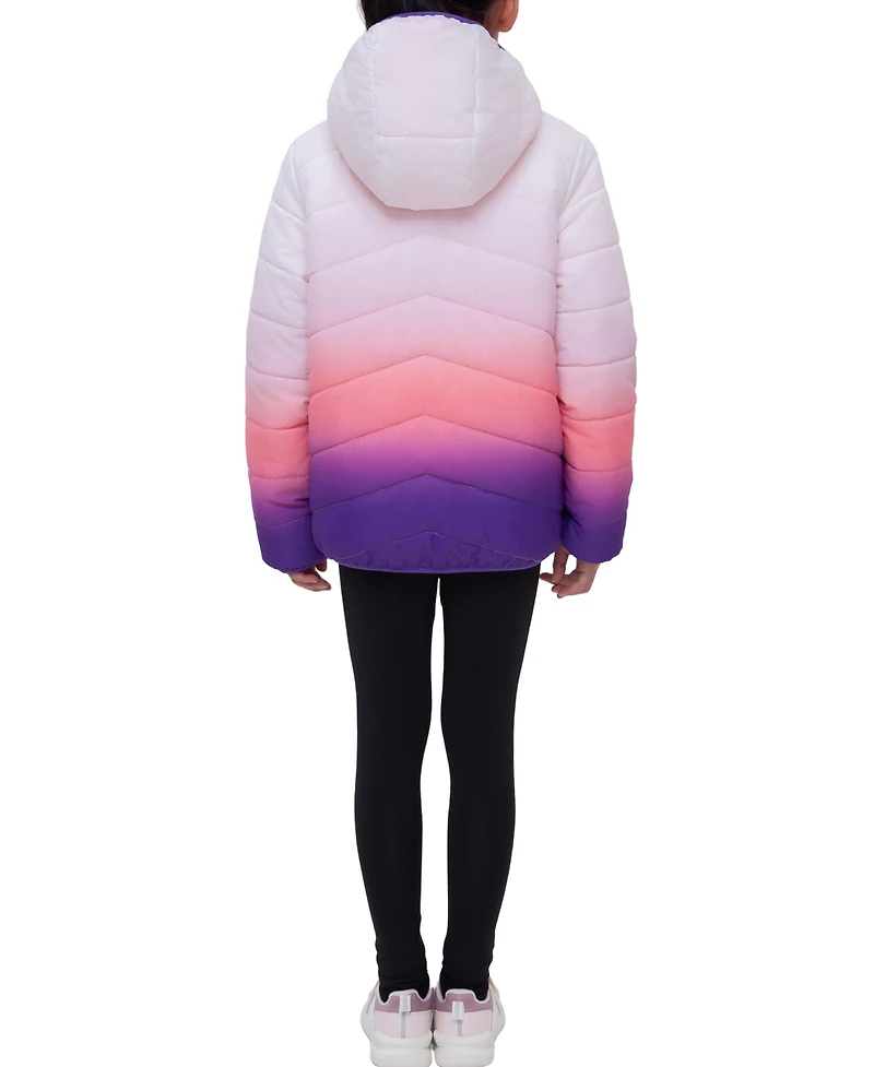 Rokka&Rolla Little and Big Girls' Reversible Fleece Jacket