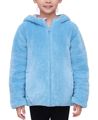 Rokka&Rolla Little and Big Girls' Reversible Fleece Jacket