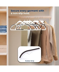 SereneLife 30 Pcs. Non-Slip Plastic Clothes Hanger