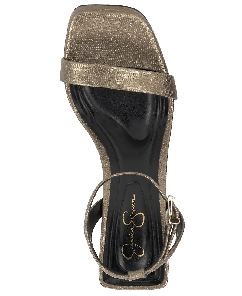 Jessica Simpson Women's Adonia Two-Piece Platform Dress Sandals