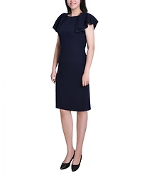 Ny Collection Women's Flutter Sleeve Sheath Dress