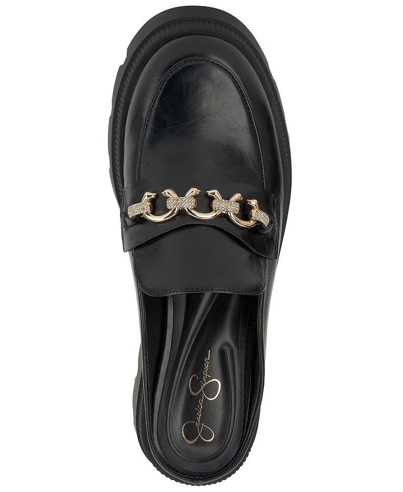 Jessica Simpson Women's Undelie Lug Sole Loafer Mules