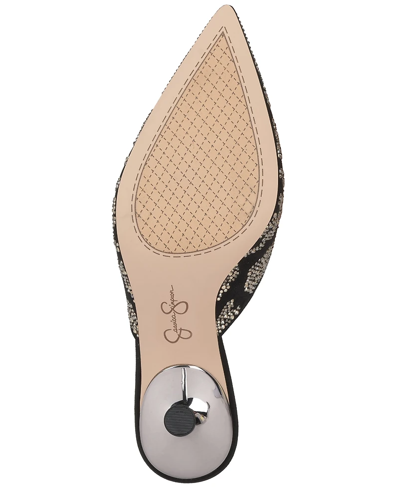 Jessica Simpson Women's Xia Mid-Heel Mule Pumps