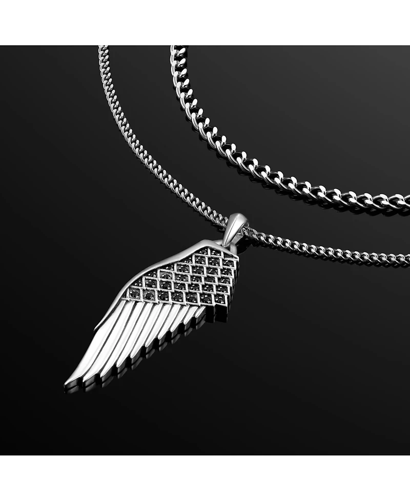 Vincero Men's Necklace The Wing Pendant - Silver