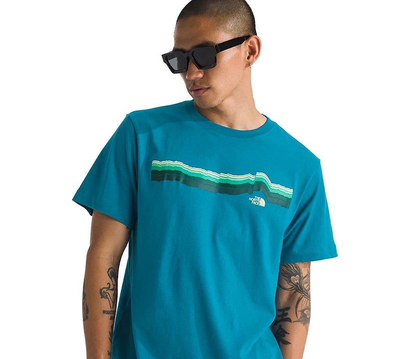 The North Face Men's Evolution Tequila Sunrise Short Sleeve Graphic T-Shirt