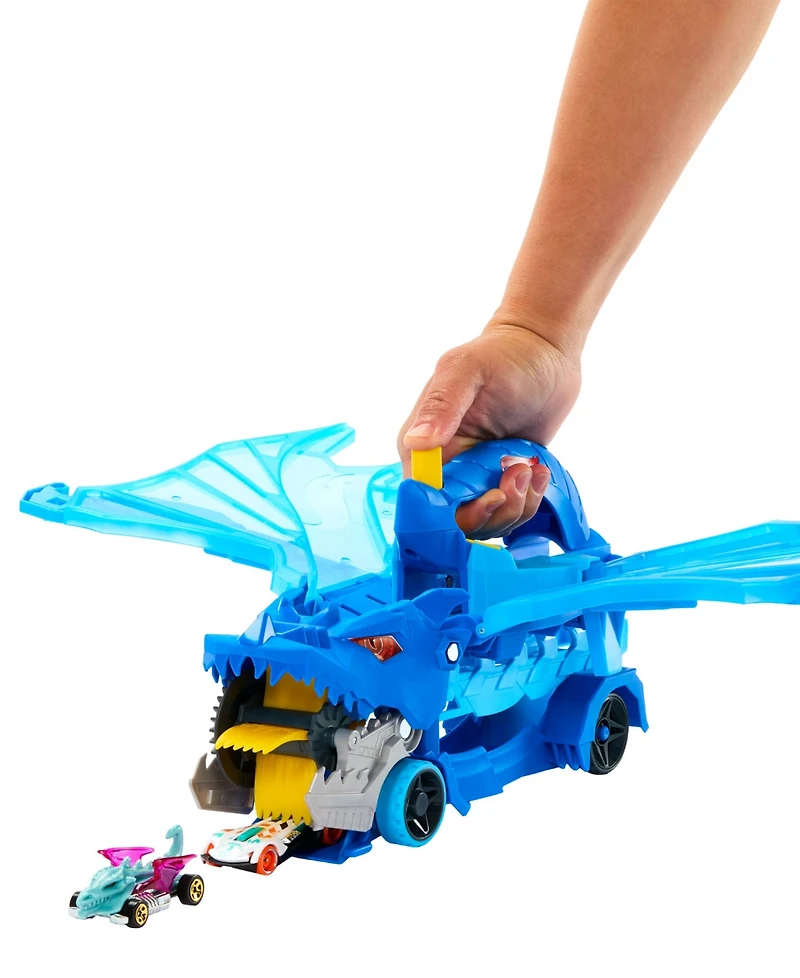 Hot Wheels Ultimate Dual Dragon Transporter Toy Cars