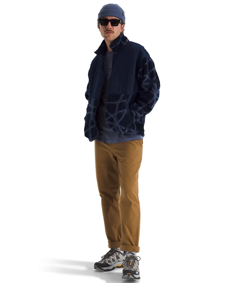 The North Face Men's Cabin Fleece Full Zip Print Jacket