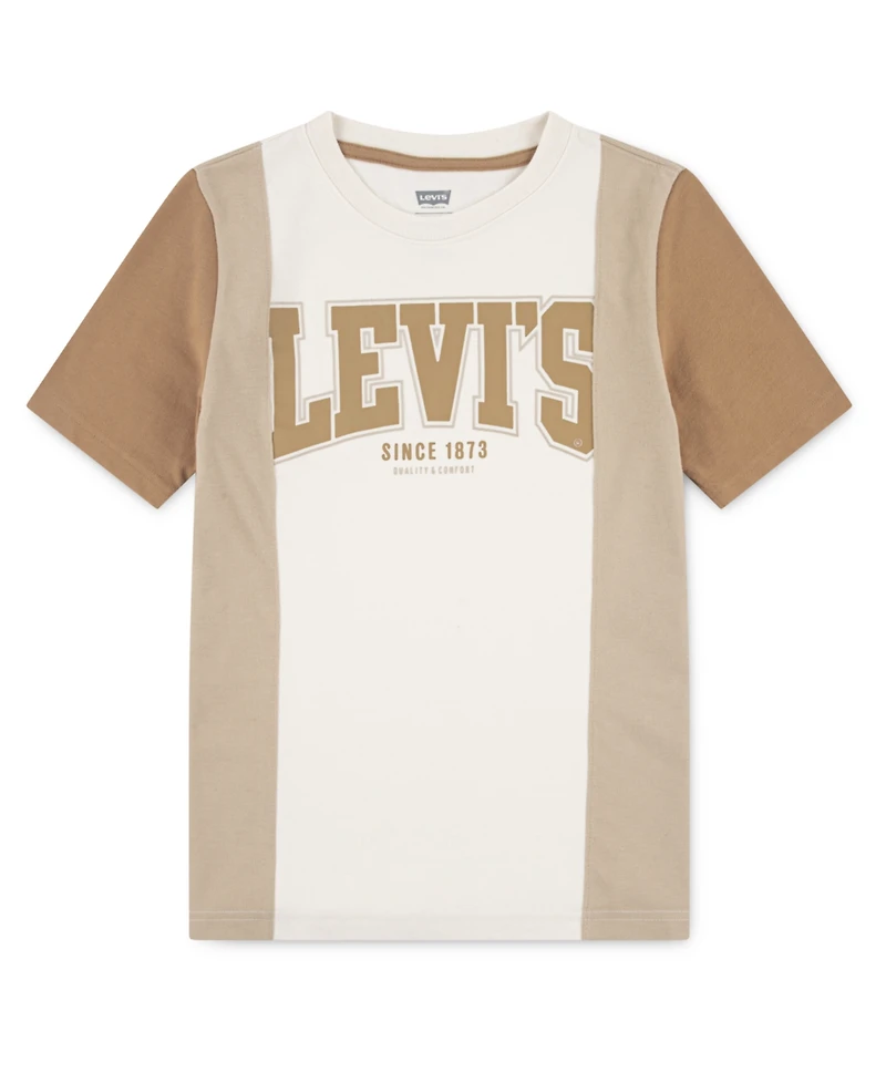 Levi's Big Boys Tri Colorblock Short Sleeve T-Shirt