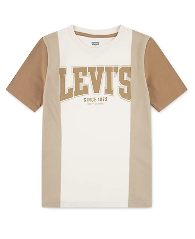 Levi's Big Boys Tri Colorblock Short Sleeve T-Shirt