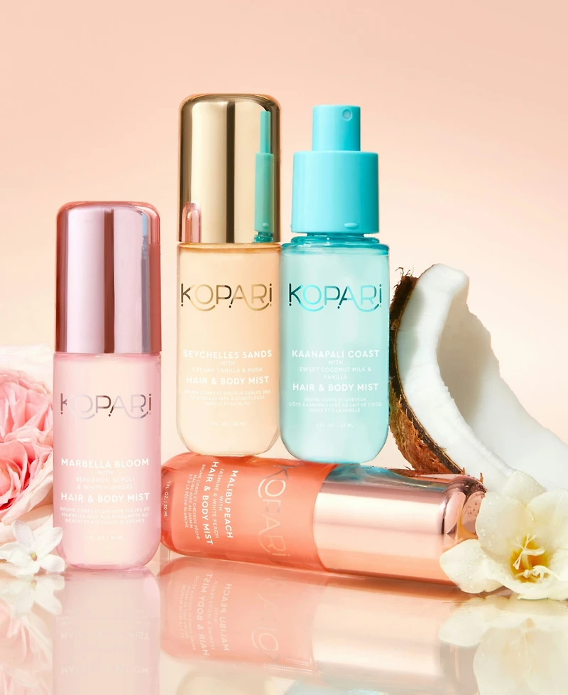 Kopari Beauty 4-Pc. Scents of Paradise Hair and Body Mist Kit