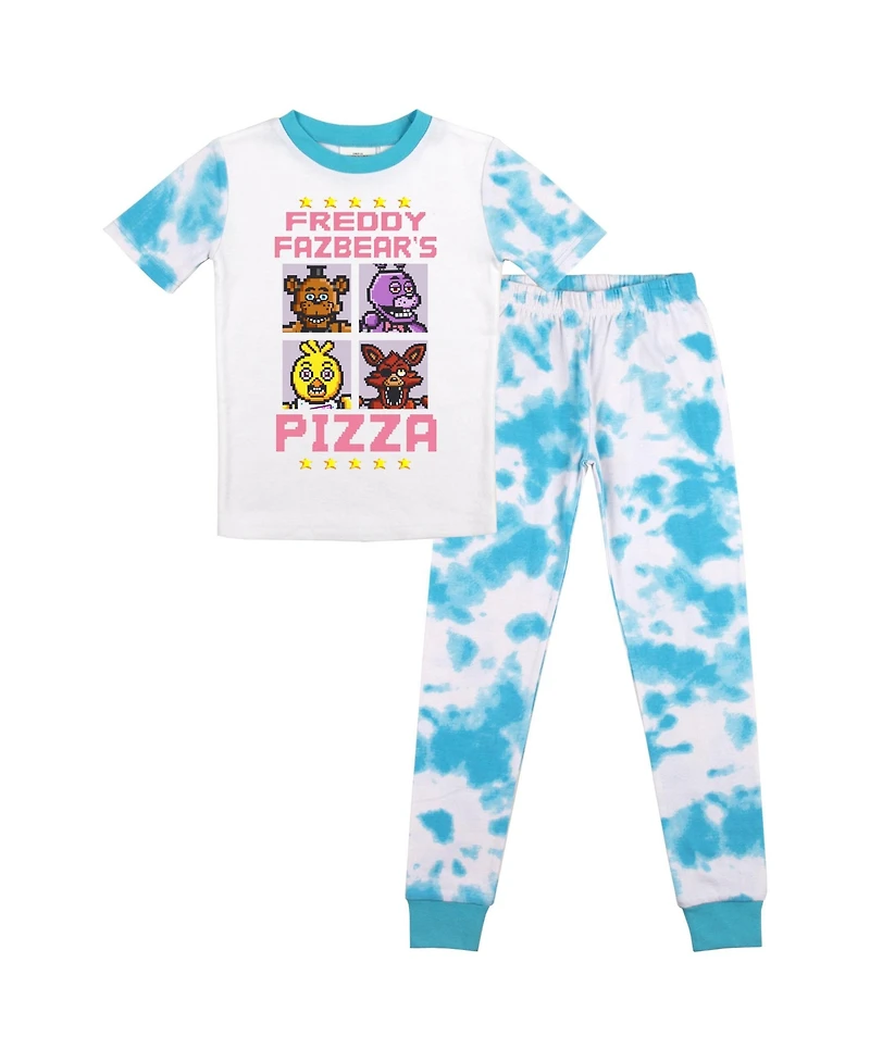 Five Nights At Freddy'S Girls pajama set Short Sleeve Girls-Medium