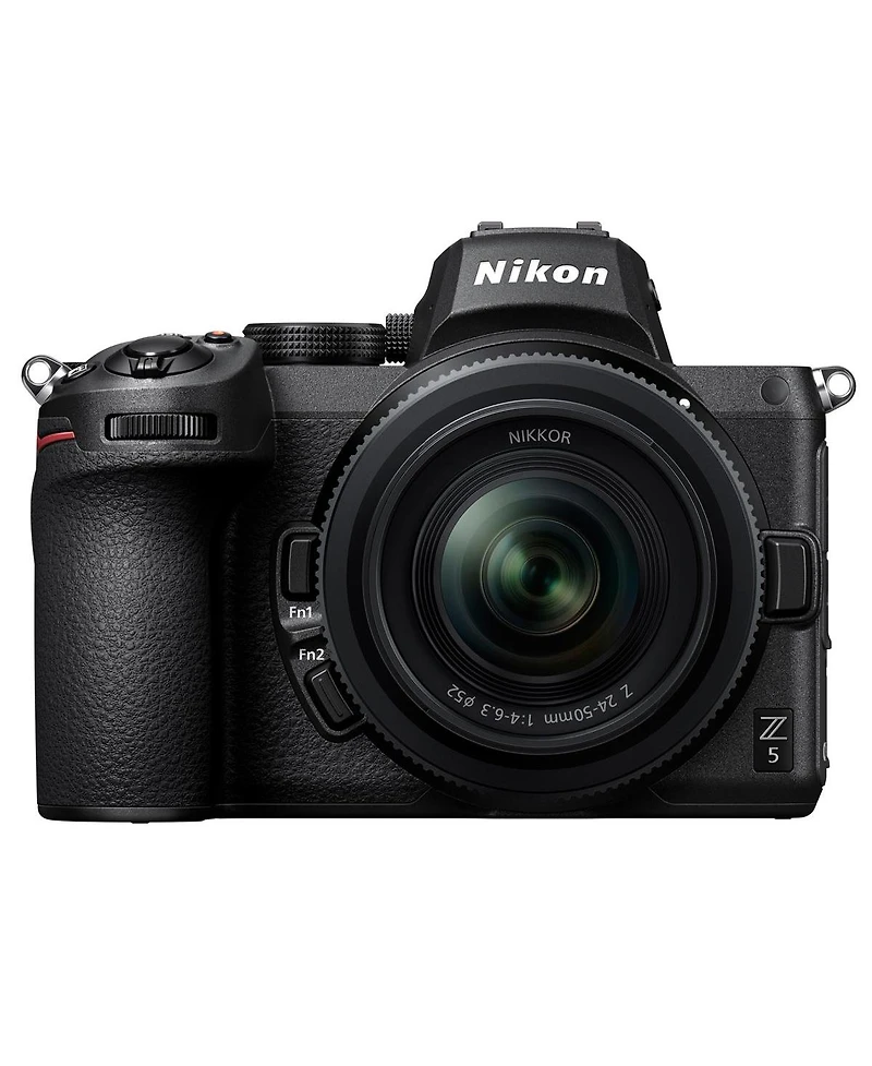 Nikon Z5 Full Frame Mirrorless Camera with Nikkor Z 24-50mm f/4-6.3 Zoom Lens with Nikon Mb-N10 Multi Battery Power Pack
