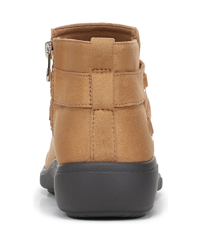 LifeStride Women's Brave Zipper Ankle Booties