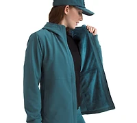 The North Face Women's Shelbe Raschel Zip-Front Fleece-Lined Hoodie Jacket