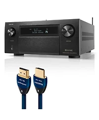 Denon Avr-A1H 15.4 Channel 8K Receiver with AudioQuest Sky 3m Hdmi Cable