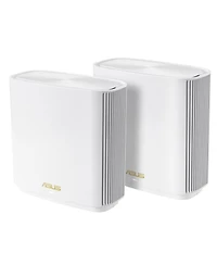 Asus ZenWiFi ET8 AX6600 Wireless Tri-Band Gigabit Mesh Wi-Fi System, White, 2-Pack