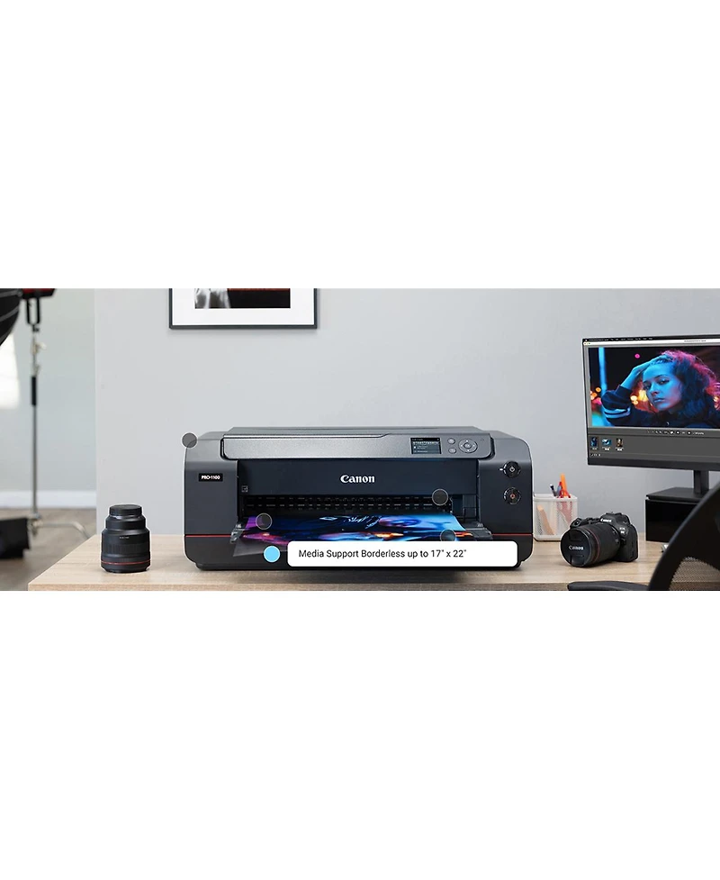 Canon imagePROGRAF Pro-1100 17" Professional Wide Format Wireless Inkjet Photo Printer
