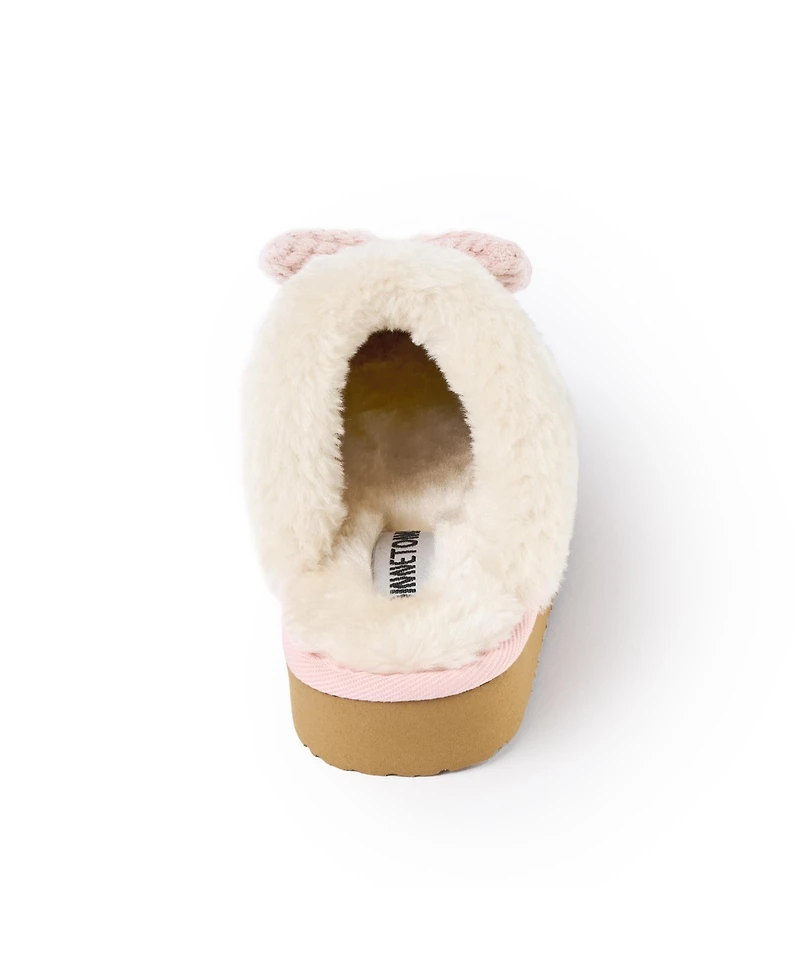 Minnetonka Women's Bowelle Scuff Sweater Knit Slippers