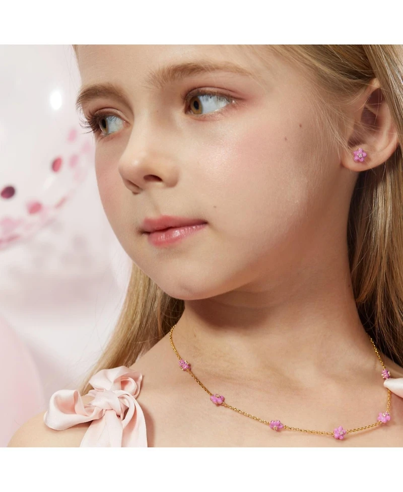 Anna Zuckerman Petit Daisy Rose Earrings