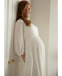 Tiffany Rose Maternity Isla Ribbed Jersey Dress