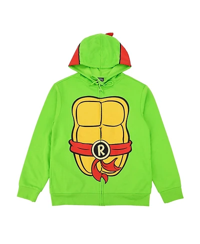 Teenage Mutant Ninja Turtles Raphael Long Sleeve Men's Green Cosplay Hoodie