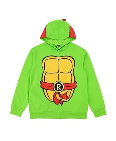 Teenage Mutant Ninja Turtles Raphael Long Sleeve Mens Green Cosplay Hoodie Large