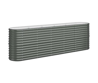 Garden Raised Bed Anthracite Powder-coated steel Large Durable