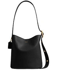 Coach Bleecker Medium Leather Bucket Bag