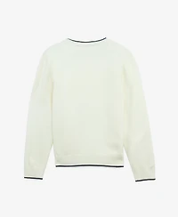 Raw X Boy's Moto Ribbing Detail Crew Neck Sweater