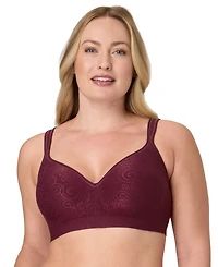 Bali Women's Comfort Revolution Shaping Wireless Smoothing Bra 3463