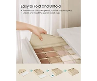 Set of 4 Drawer Organizers for Underwear and Closet Storage