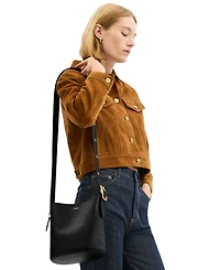 Coach Bleecker Small Leather Bucket Bag