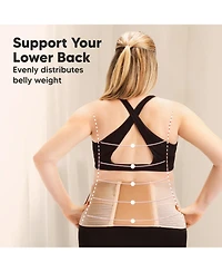 KeaBabies 2 in 1 Pregnancy Belly Support Band, Maternity Belt, Pregnancy Must Haves Baby Belly Bands