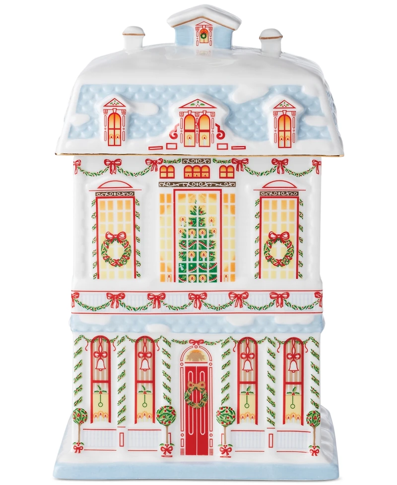 Lenox Village Christmas Cookie Jar