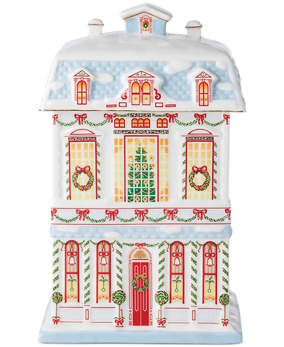 Lenox Village Christmas Cookie Jar