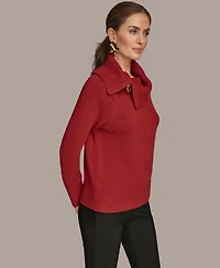 Donna Karan New York Women's Asymmetric Sweater