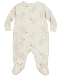 Disney Baby Boys 2-Piece Mickey Mouse Print Coverall and Hat Set