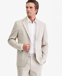Michael Kors Mens Classic Fit Tan Texture Suit Separates