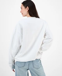 Love Tribe Juniors' Rose Photo Graphic Sweatshirt