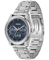 Hugo Boss Men's Bright Sport Quartz Multifunction Stainless Steel Watch, 42mm