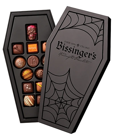 Halloween Coffin Box of Assorted Chocolates, 13 Piece